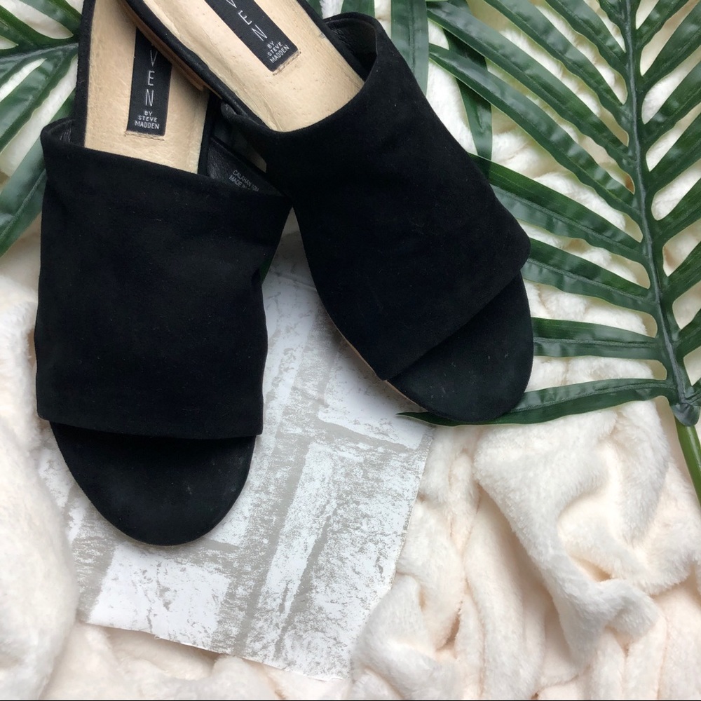 Steven by Steve Madden Suede Mules